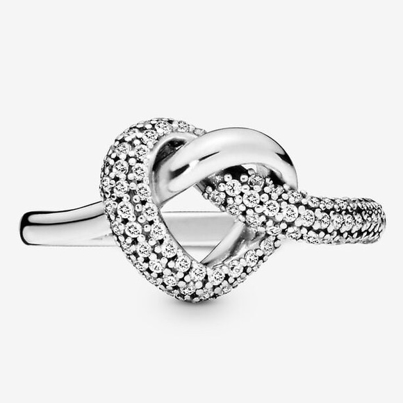 SOLD NEW Authentic New PANDORA Knotted Heart Ring with Box - Picture 5 of 9